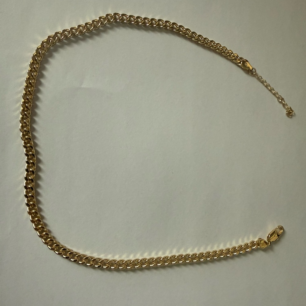 Ana Luisa - Gold Vermeil curb chain necklace - 15.7”